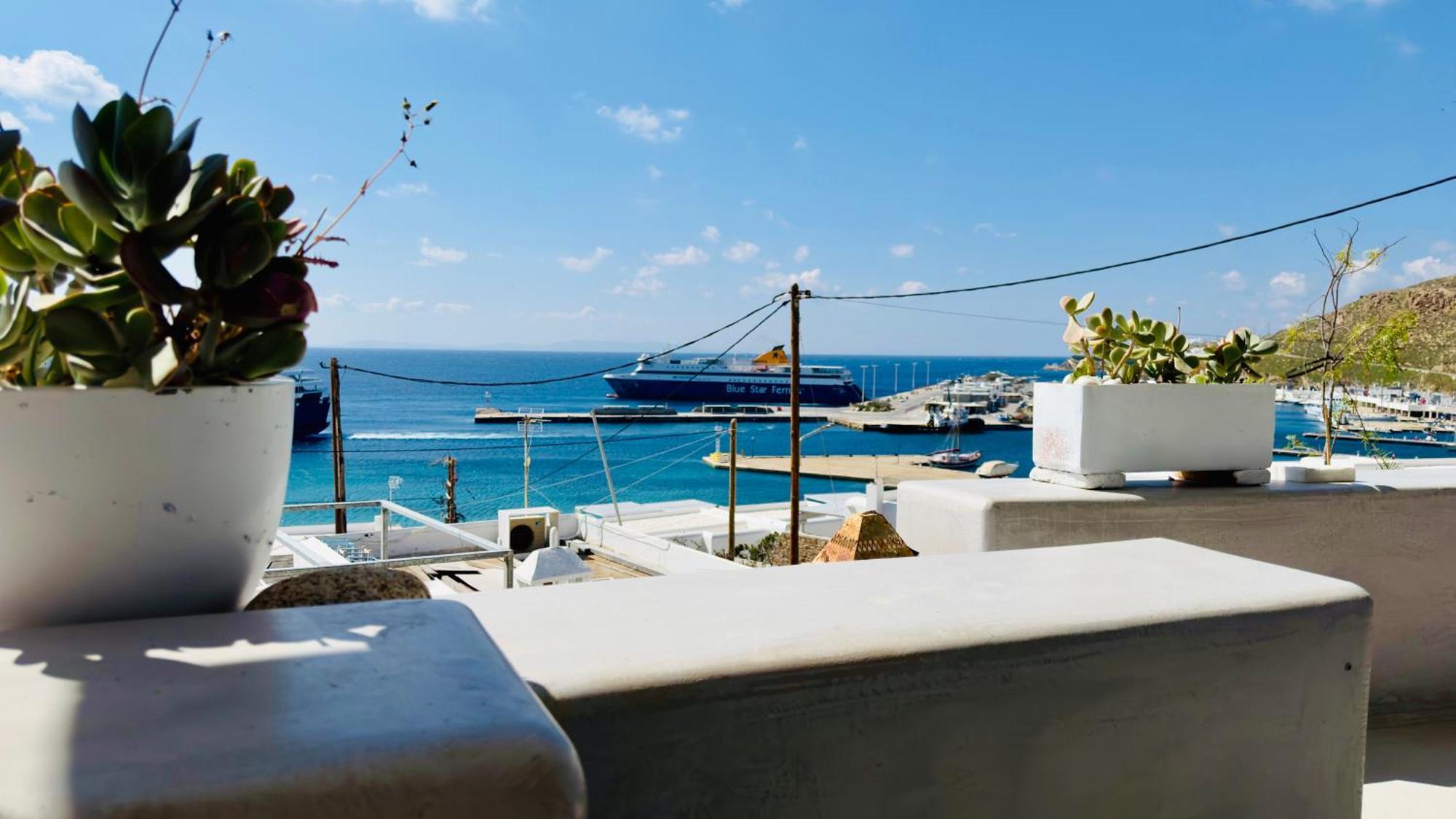 Mykonos Tourlos Nests - Sea View Escape 아파트 외부 사진