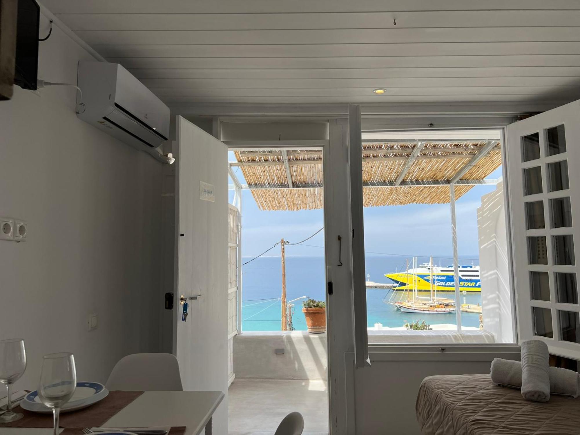 Mykonos Tourlos Nests - Sea View Escape 아파트 외부 사진